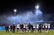 4 November 2021; Dundalk players after their side's victory in the SSE Airtricity League Premier Division match between Drogheda United and Dundalk at Head in the Game Park in Drogheda, Louth. Photo by Ben McShane/Sportsfile