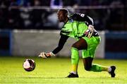 4 November 2021; Drogheda United goalkeeper David Odumosu during the SSE Airtricity League Premier Division match between Drogheda United and Dundalk at Head in the Game Park in Drogheda, Louth. Photo by Ben McShane/Sportsfile