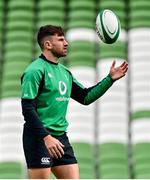 5 November 2021; Hugo Keenan during the Ireland rugby captain's run at Aviva Stadium in Dublin. Photo by Brendan Moran/Sportsfile