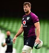 5 November 2021; Caelan Doris during the Ireland rugby captain's run at Aviva Stadium in Dublin. Photo by Brendan Moran/Sportsfile