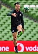 5 November 2021; James Lowe during the Ireland rugby captain's run at Aviva Stadium in Dublin. Photo by Brendan Moran/Sportsfile