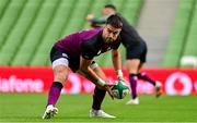 5 November 2021; Conor Murray during the Ireland rugby captain's run at Aviva Stadium in Dublin. Photo by Brendan Moran/Sportsfile