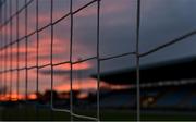 5 November 2021; A detailed view of goal netting before the SSE Airtricity League Premier Division match between Waterford and Shamrock Rovers at the RSC in Waterford. Photo by Seb Daly/Sportsfile