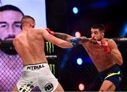 5 November 2021; Nicolò Solli, right, and Bobby Pallett during their Welterweight bout at Bellator 270 at the 3Arena in Dublin. Photo by David Fitzgerald/Sportsfile