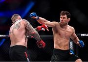 5 November 2021; Arunas Andriuskevicus, right, and Lee Chadwick during their light heavyweight bout at Bellator 270 at the 3Arena in Dublin. Photo by David Fitzgerald/Sportsfile