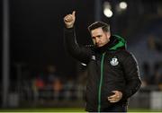 5 November 2021; Shamrock Rovers manager Stephen Bradley after his side's victory in the SSE Airtricity League Premier Division match between Waterford and Shamrock Rovers at the RSC in Waterford. Photo by Seb Daly/Sportsfile