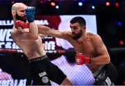 5 November 2021; Daniel Weichel, right, and Pedro Carvalho during their featherweight bout at Bellator 270 at the 3Arena in Dublin. Photo by David Fitzgerald/Sportsfile