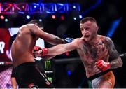 5 November 2021; James Gallagher, right, and Patchy Mix during their bantamweight bout at Bellator 270 at the 3Arena in Dublin. Photo by David Fitzgerald/Sportsfile