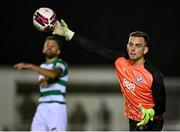 5 November 2021; Shamrock Rovers goalkeeper Leon Pohls during the SSE Airtricity League Premier Division match between Waterford and Shamrock Rovers at the RSC in Waterford. Photo by Seb Daly/Sportsfile