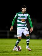 5 November 2021; Danny Mandroiu of Shamrock Rovers during the SSE Airtricity League Premier Division match between Waterford and Shamrock Rovers at the RSC in Waterford. Photo by Seb Daly/Sportsfile