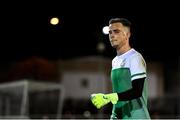 5 November 2021; Shamrock Rovers goalkeeper Leon Pohls before the SSE Airtricity League Premier Division match between Waterford and Shamrock Rovers at the RSC in Waterford. Photo by Seb Daly/Sportsfile