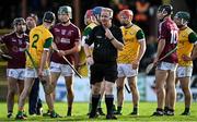 6 November 2021; Referee Conor Quinlan during the Galway County Senior Club Hurling Championship semi-final match between Craughwell and Clarinbridge at Kenny Park in Athenry, Galway. Photo by Piaras Ó Mídheach/Sportsfile