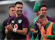 6 November 2021; Conor Murray, left, and Criag Casey of Ireland after the Autumn Nations Series match between Ireland and Japan at Aviva Stadium in Dublin. Photo by Ramsey Cardy/Sportsfile