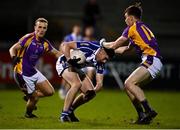 6 November 2021; Harry Donaghy of Ballyboden St Enda's in action against Dara Mullin of Kilmacud Crokes during the Go Ahead Dublin County Senior Club Football Championship Semi-Final match between Kilmacud Crokes and Ballyboden St Enda's at Parnell Park in Dublin. Photo by Sam Barnes/Sportsfile