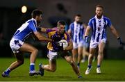 6 November 2021; Paul Mannion of Kilmacud Crokes in action against Shane Clayton of Ballyboden St Enda's during the Go Ahead Dublin County Senior Club Football Championship Semi-Final match between Kilmacud Crokes and Ballyboden St Enda's at Parnell Park in Dublin. Photo by Sam Barnes/Sportsfile