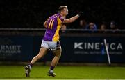 6 November 2021; Shane Cunningham of Kilmacud Crokes celebrates after scoring his side's first goal during the Go Ahead Dublin County Senior Club Football Championship Semi-Final match between Kilmacud Crokes and Ballyboden St Enda's at Parnell Park in Dublin. Photo by Sam Barnes/Sportsfile