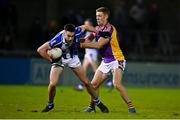 6 November 2021; Harry Donaghy of Ballyboden St Enda's in action against Paul Mannion of Kilmacud Crokes during the Go Ahead Dublin County Senior Club Football Championship Semi-Final match between Kilmacud Crokes and Ballyboden St Enda's at Parnell Park in Dublin. Photo by Sam Barnes/Sportsfile