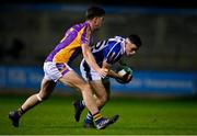 6 November 2021; Ross McGarry of Ballyboden St Enda's in action against Andrew McGowan of Kilmacud Crokes during the Go Ahead Dublin County Senior Club Football Championship Semi-Final match between Kilmacud Crokes and Ballyboden St Enda's at Parnell Park in Dublin. Photo by Sam Barnes/Sportsfile