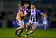 6 November 2021; Cillian O'Shea of Kilmacud Crokes in action against Colm Basquel of Ballyboden St Enda's during the Go Ahead Dublin County Senior Club Football Championship Semi-Final match between Kilmacud Crokes and Ballyboden St Enda's at Parnell Park in Dublin. Photo by Sam Barnes/Sportsfile