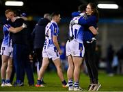 6 November 2021;  Ballyboden St Enda's players, including James Holland, right, are consoled by friends and family after their side's defeast in the Go Ahead Dublin County Senior Club Football Championship Semi-Final match between Kilmacud Crokes and Ballyboden St Enda's at Parnell Park in Dublin. Photo by Sam Barnes/Sportsfile