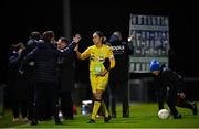 6 November 2021; DLR Waves goalkeeper Eve Badana after the SSE Airtricity Women's National League match between Peamount United and DLR Waves at PLR Park in Greenogue, Dublin. Photo by Eóin Noonan/Sportsfile
