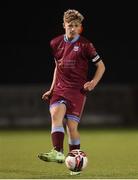 6 November 2021; Tommy Lillis of Galway United during the EA SPORTS National League of Ireland U14 League Final match between Shamrock Rovers and Galway United at Athlone Town Stadium in Athlone, Westmeath. Photo by Michael P Ryan/Sportsfile