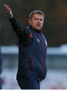 6 November 2021; Shelbourne manager Damien Duff during the EA SPORTS U17 National League of Ireland Shield Final match between Shelbourne and Cobh Ramblers at Athlone Town Stadium in Athlone, Westmeath. Photo by Michael P Ryan/Sportsfile