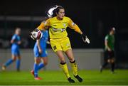 6 November 2021; Eve Badana of DLR Waves during the SSE Airtricity Women's National League match between Peamount United and DLR Waves at PLR Park in Greenogue, Dublin. Photo by Eóin Noonan/Sportsfile