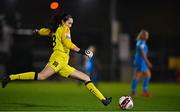 6 November 2021; Eve Badana of DLR Waves during the SSE Airtricity Women's National League match between Peamount United and DLR Waves at PLR Park in Greenogue, Dublin. Photo by Eóin Noonan/Sportsfile