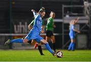 6 November 2021; Jess Gleeson of DLR Waves during the SSE Airtricity Women's National League match between Peamount United and DLR Waves at PLR Park in Greenogue, Dublin. Photo by Eóin Noonan/Sportsfile