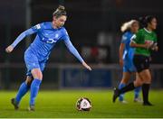 6 November 2021; Jess Gleeson of DLR Waves during the SSE Airtricity Women's National League match between Peamount United and DLR Waves at PLR Park in Greenogue, Dublin. Photo by Eóin Noonan/Sportsfile