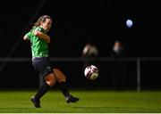 6 November 2021; Lucy McCartan of Peamount United during the SSE Airtricity Women's National League match between Peamount United and DLR Waves at PLR Park in Greenogue, Dublin. Photo by Eóin Noonan/Sportsfile