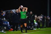 6 November 2021; Dora Gorman of Peamount United during the SSE Airtricity Women's National League match between Peamount United and DLR Waves at PLR Park in Greenogue, Dublin. Photo by Eóin Noonan/Sportsfile