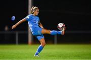 6 November 2021; Nadine Clare of DLR Waves during the SSE Airtricity Women's National League match between Peamount United and DLR Waves at PLR Park in Greenogue, Dublin. Photo by Eóin Noonan/Sportsfile