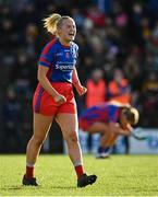 7 November 2021; Vikki Wall of St Peter's Dunboyne celebrates at the final whistle after her side's victory in the Meath County Ladies Football Senior Club Championship Final match between St Peter's Dunboyne and Seneschalstown at Páirc Tailteann in Navan, Meath. Photo by Seb Daly/Sportsfile