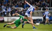 7 November 2021; Darragh Kirwan of Naas in action against Shea Ryan of Sarsfields during the Kildare County Senior Club Football Championship Final match between Naas and Sarsfields at St Conleth's Park in Newbridge, Kildare. Photo by Daire Brennan/Sportsfile