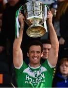 7 November 2021; Ballyhale Shamrocks captain Colin Fennelly lifts the cup after the Kilkenny County Senior Club Hurling Championship Final match between Ballyhale Shamrocks and O'Loughlin Gaels at UPMC Nowlan Park in Kilkenny. Photo by Brendan Moran/Sportsfile