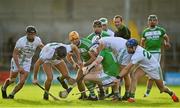 7 November 2021; TJ Reid, no 11, and Colin Fennelly of Ballyhale Shamrocks tussle for possession with O'Loughlin Gaels players, from left, Mikey Butler, Conor Heary, Huw Lawlor and Danny Loughnane during the Kilkenny County Senior Club Hurling Championship Final match between Ballyhale Shamrocks and O'Loughlin Gaels at UPMC Nowlan Park in Kilkenny. Photo by Brendan Moran/Sportsfile