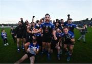 7 November 2021; Blessington players celebrate after the Wicklow County Senior Club Football Championship Final match between Baltinglass and Blessington at County Grounds in Aughrim, Wicklow. Photo by David Fitzgerald/Sportsfile