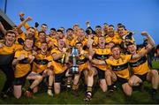 7 November 2021; The St Eunan's team celebrate after the Donegal County Senior Club Football Championship Final match between St Eunan's and Naomh Conaill at MacCumhaill Park in Ballybofey, Donegal. Photo by Ramsey Cardy/Sportsfile
