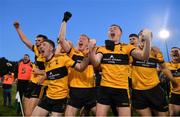 7 November 2021; St Eunan's players celebrate after the Donegal County Senior Club Football Championship Final match between St Eunan's and Naomh Conaill at MacCumhaill Park in Ballybofey, Donegal. Photo by Ramsey Cardy/Sportsfile