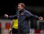 7 November 2021; Dundalk head coach Vinny Perth during the SSE Airtricity League Premier Division match between Dundalk and Longford Town at Oriel Park in Dundalk, Louth. Photo by Michael P Ryan/Sportsfile