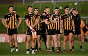 7 November 2021; St Peter's Dunboyne players after their side's defeat in the Meath County Senior Club Football Championship Final match between St Peter's Dunboyne and Wolfe Tones at Páirc Tailteann in Navan, Meath. Photo by Seb Daly/Sportsfile