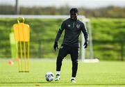 8 November 2021; Festy Ebosele during a Republic of Ireland U21's training session at the FAI National Training Centre in Abbotstown in Dublin. Photo by Harry Murphy/Sportsfile