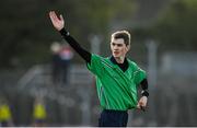 7 November 2021; Referee Joseph Curran during the Meath County Ladies Football Senior Club Championship Final match between St Peter's Dunboyne and Seneschalstown at Páirc Tailteann in Navan, Meath. Photo by Seb Daly/Sportsfile
