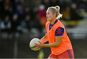 7 November 2021; Vikki Wall of St Peter's Dunboyne warms-up before the Meath County Ladies Football Senior Club Championship Final match between St Peter's Dunboyne and Seneschalstown at Páirc Tailteann in Navan, Meath. Photo by Seb Daly/Sportsfile