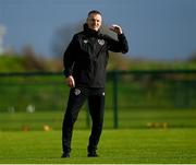 8 November 2021; Manager Jim Crawford during a Republic of Ireland U21's training session at the FAI National Training Centre in Abbotstown in Dublin. Photo by Harry Murphy/Sportsfile