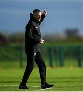 8 November 2021; Manager Jim Crawford during a Republic of Ireland U21's training session at the FAI National Training Centre in Abbotstown in Dublin. Photo by Harry Murphy/Sportsfile