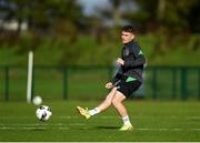 8 November 2021; Gavin Kilkenny during a Republic of Ireland U21's training session at the FAI National Training Centre in Abbotstown in Dublin. Photo by Harry Murphy/Sportsfile