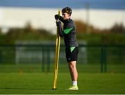 8 November 2021; Ollie O’Neill during a Republic of Ireland U21's training session at the FAI National Training Centre in Abbotstown in Dublin. Photo by Harry Murphy/Sportsfile